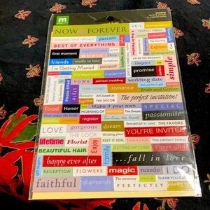 Wedding Words And Phrases In Magazine Styles making Memories